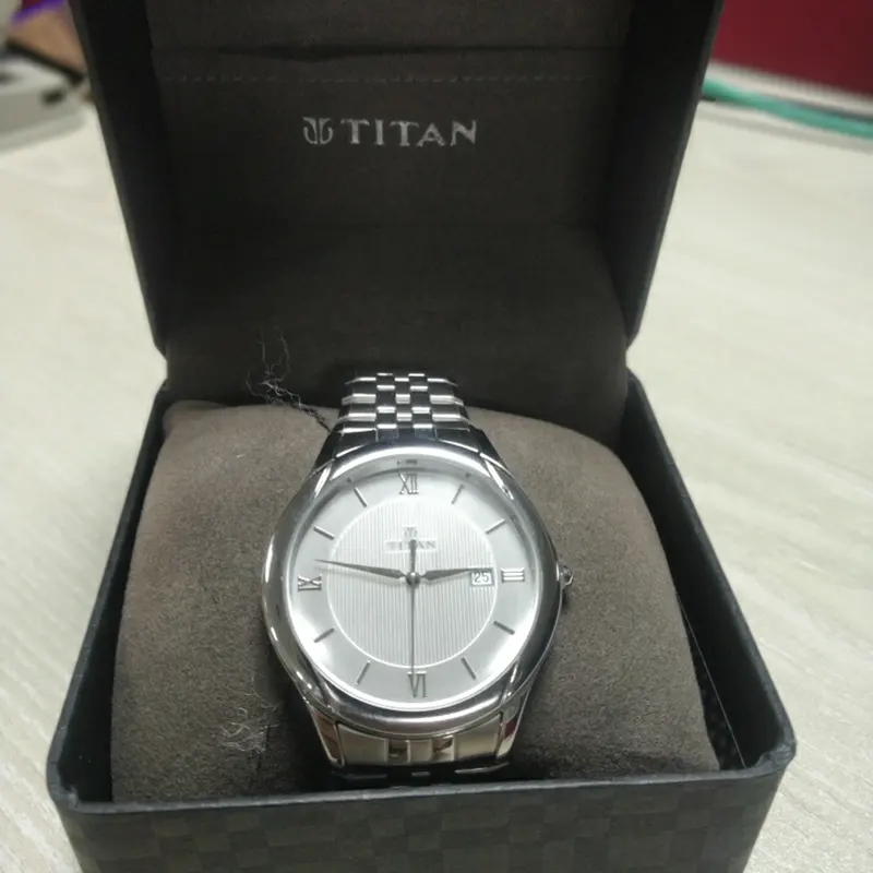 Titan Quartz Analog Silver Dial Men’s Watch- 1494SM01